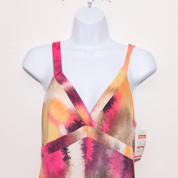 Vintage Sharon Max Abstract Print Maxi Dress Size M NWT - Picture 4 of 6